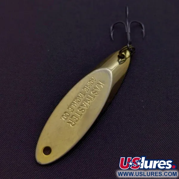 Vintage  Acme Kastmaster, 1/4oz gold fishing spoon #24202