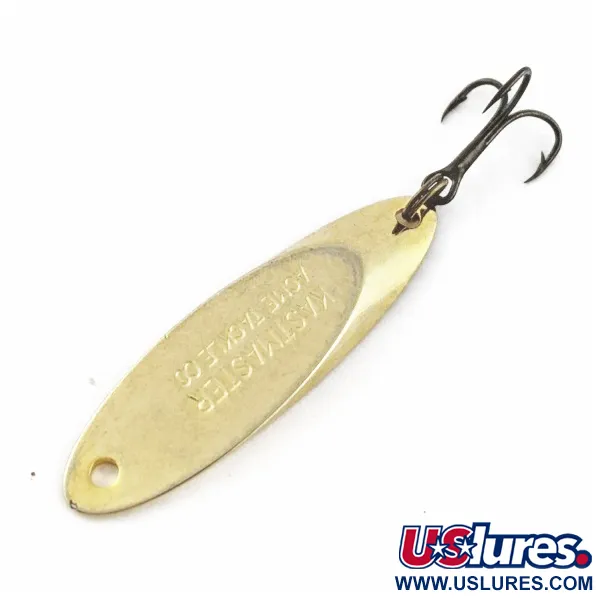 Vintage  Acme Kastmaster, 1/4oz gold fishing spoon #24202