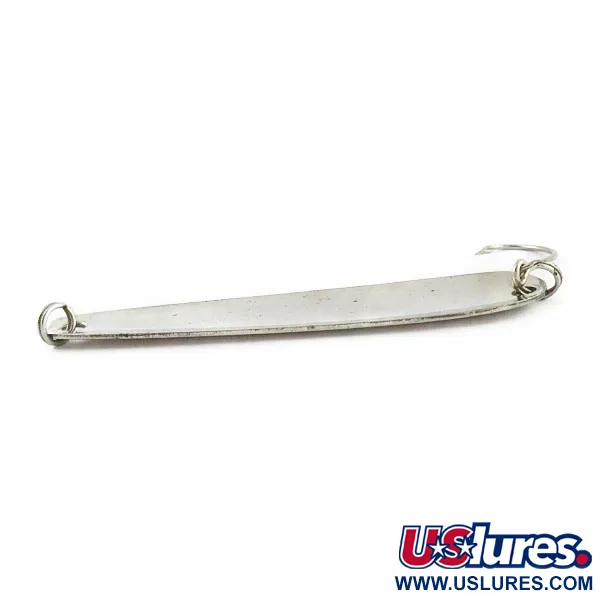 Vintage   Hicks Tackle, 1/2oz Nickel fishing spoon #24204