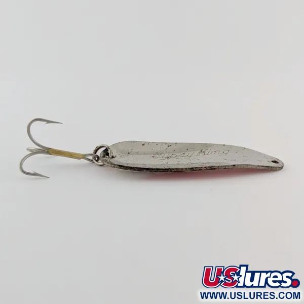 Vintage  Weber Gypsy King 0, 2/5oz nickel fishing spoon #24209