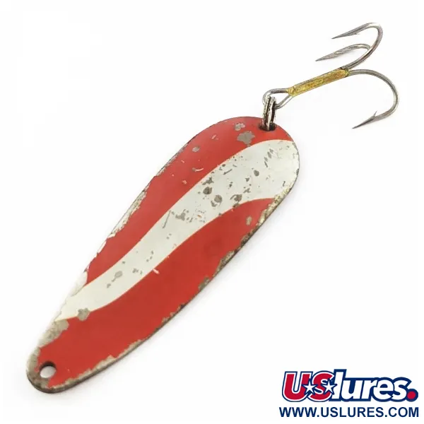 Vintage  Weber Gypsy King 0, 2/5oz nickel fishing spoon #24209