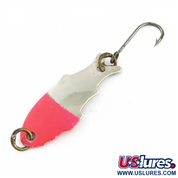 Vintage   Shoff's Triple Teazer, 1/32oz  Red / Nickel fishing spoon #24218