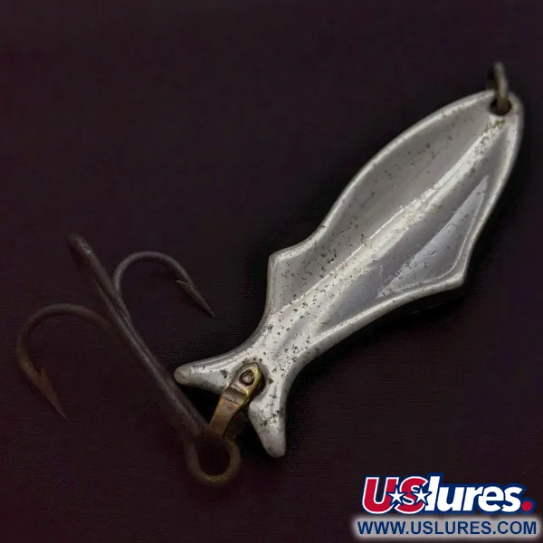 Vintage   Pflueger Last Word, 1/2oz nickel fishing spoon #24224