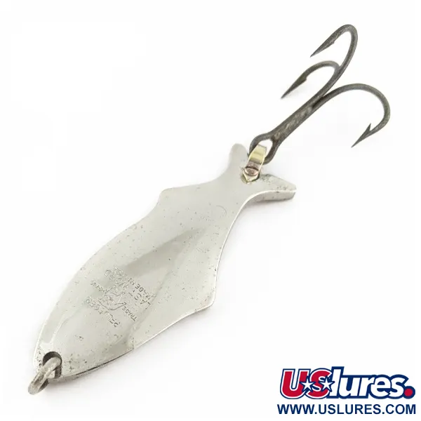 Vintage   Pflueger Last Word, 1/2oz nickel fishing spoon #24224