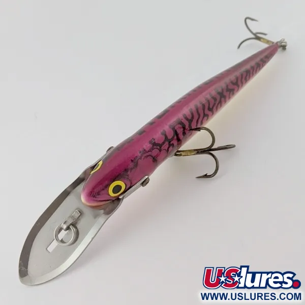 Vintage   Salmo Whitefish 13 metal lip, 1oz Red Mackerel  fishing lure #24234
