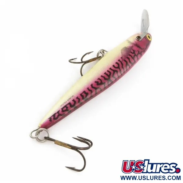 Vintage   Salmo Whitefish 13 metal lip, 1oz Red Mackerel  fishing lure #24234