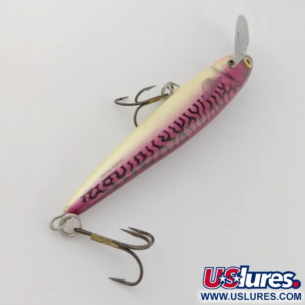 Vintage   Salmo Whitefish 13 metal lip, 1oz Red Mackerel  fishing lure #24234