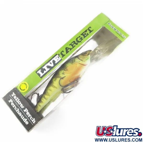  LiveTarget  LIVE TARGET Yellow Perch Deep Diving, 1 1/4oz Yellow Perch fishing lure #24236