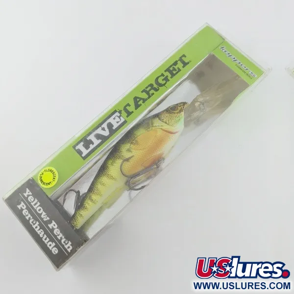  LiveTarget  LIVE TARGET Yellow Perch Deep Diving, 1 1/4oz Yellow Perch fishing lure #24236