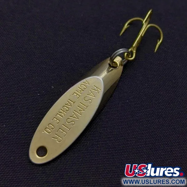 Vintage  Acme Kastmaster, 1/8oz gold fishing spoon #24238