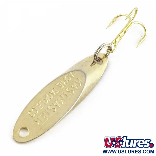 Vintage  Acme Kastmaster, 1/8oz gold fishing spoon #24238