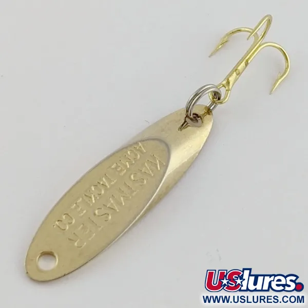Vintage  Acme Kastmaster, 1/8oz gold fishing spoon #24238