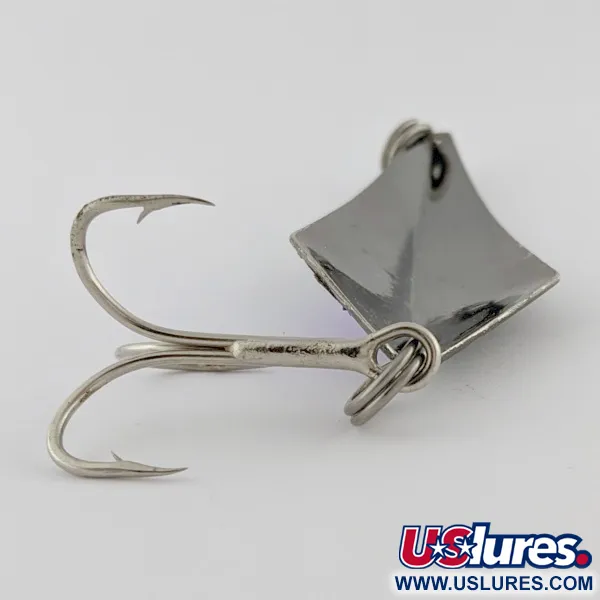 Vintage   Rebel Arrowhead, 3/5oz black/purple fishing spoon #24240