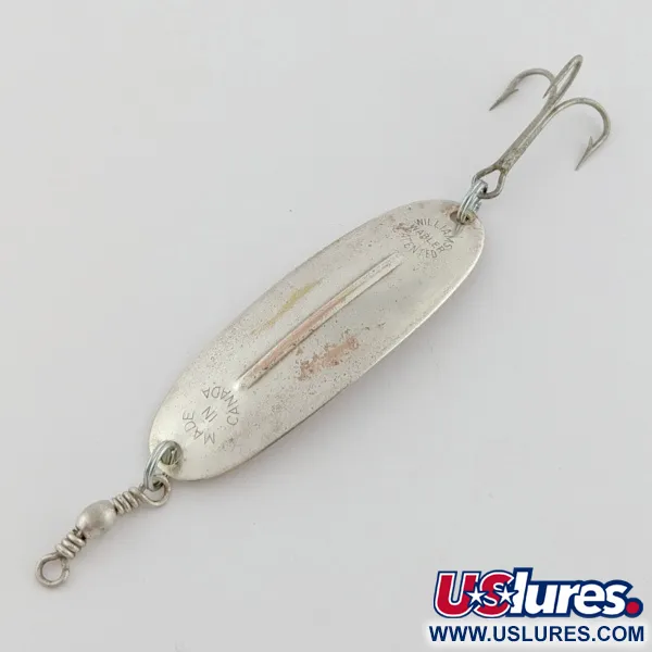 Vintage   Williams Wabler W40, 1/4oz silver fishing spoon #24241