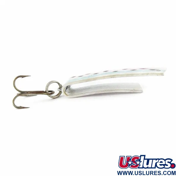 Vintage  Luhr Jensen Super-Duper 503, 1/8oz black/gold/red fishing spoon #24244