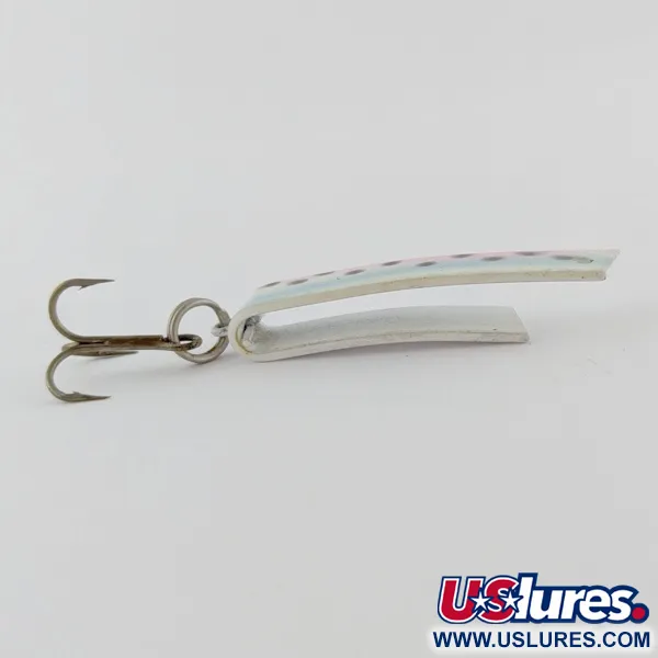 Vintage  Luhr Jensen Super-Duper 503, 1/8oz black/gold/red fishing spoon #24244