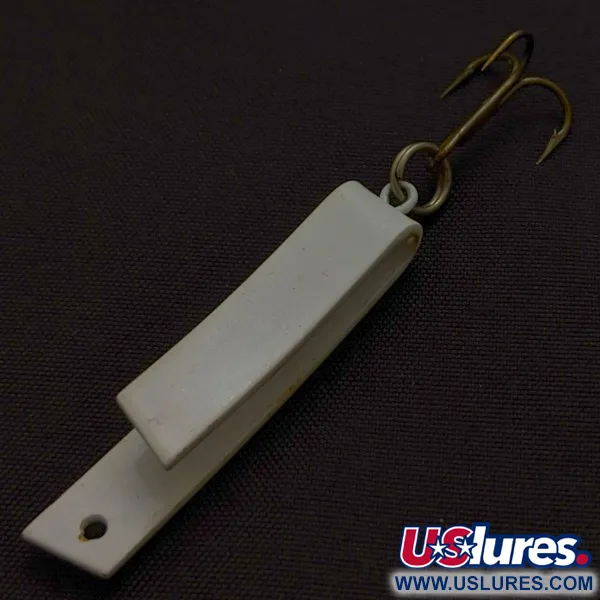 Vintage  Luhr Jensen Super-Duper 503, 1/8oz black/gold/red fishing spoon #24244