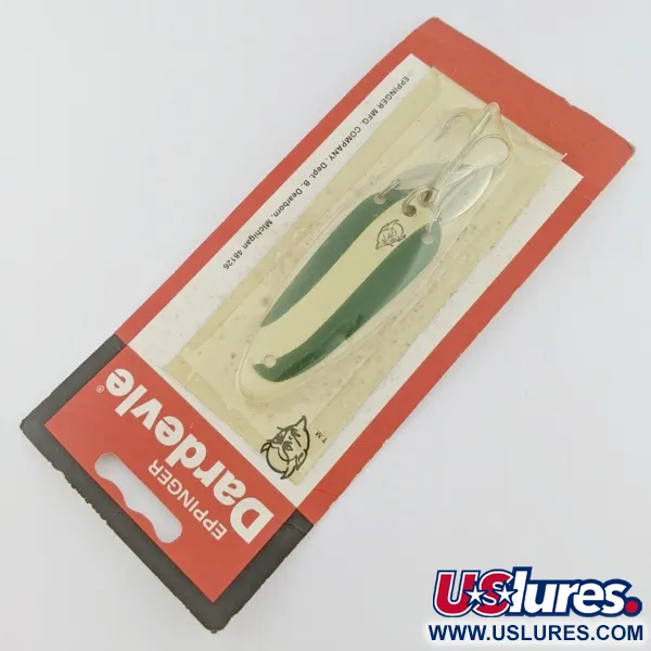  Eppinger Dardevle Sagamore JT Buel, 1/4oz Green Devle fishing spoon #24246