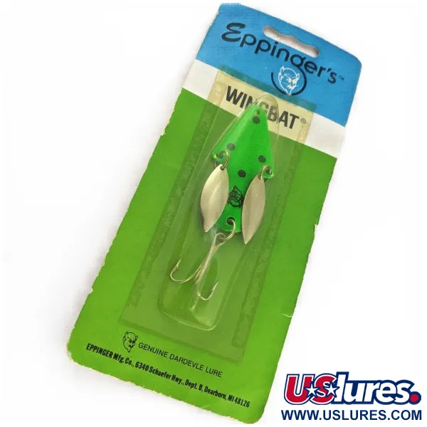   Eppinger Wingbat, 1/2oz Green fishing spoon #24247