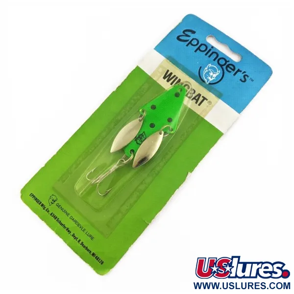   Eppinger Wingbat, 1/2oz Green fishing spoon #24247