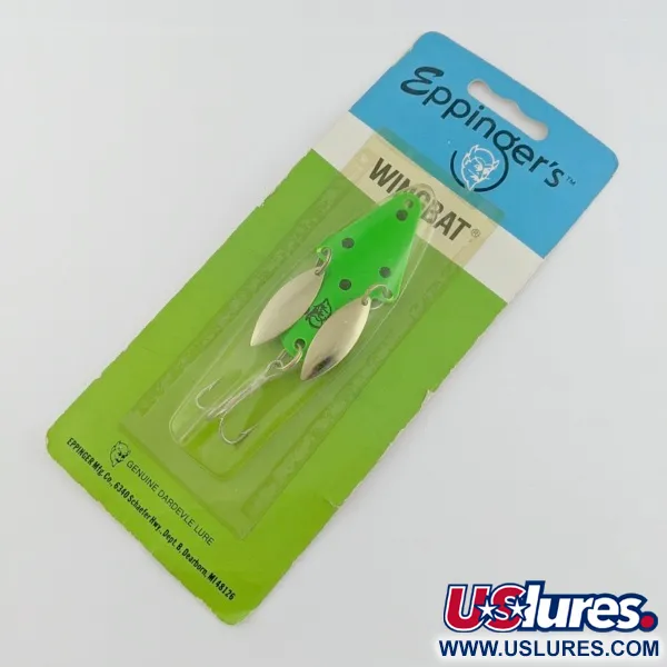   Eppinger Wingbat, 1/2oz Green fishing spoon #24247