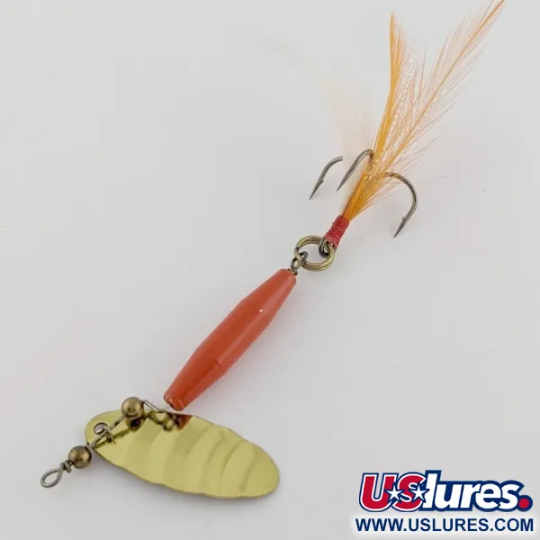 Vintage   Worth #301, 1/3oz red/black/gold spinning lure #24248