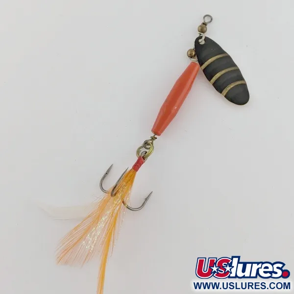 Vintage   Worth #301, 1/3oz red/black/gold spinning lure #24248