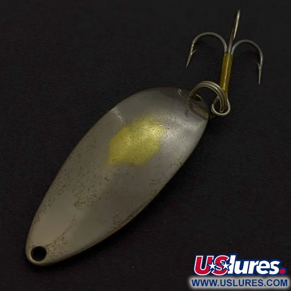 Vintage  Seneca Little Cleo (Hula Girl), 1/2oz Nickel / Brass fishing spoon #24250