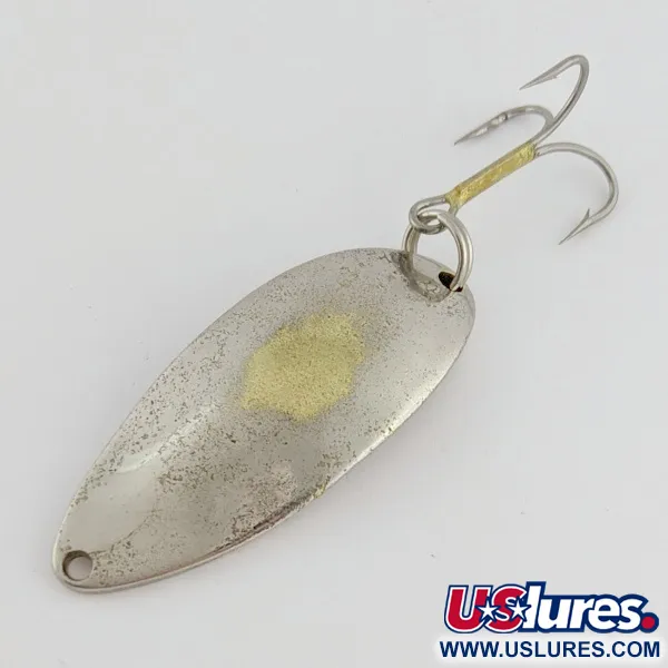 Vintage  Seneca Little Cleo (Hula Girl), 1/2oz Nickel / Brass fishing spoon #24250