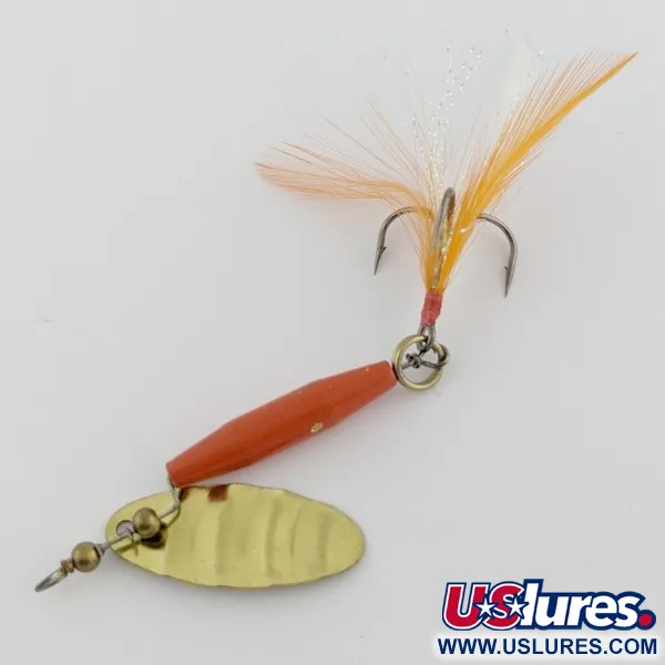 Vintage   Worth #301, 1/3oz red/black/gold spinning lure #24254