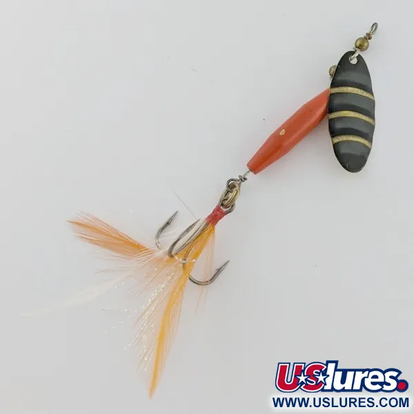 Vintage   Worth #301, 1/3oz red/black/gold spinning lure #24254