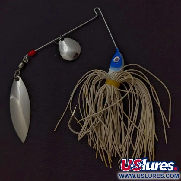 Vintage  Booyah BOOYAH Tandem Counter Strike Spinnerbait, 1/2oz nickel fishing #24255