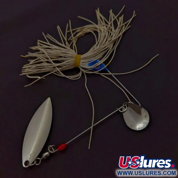Vintage  Booyah BOOYAH Tandem Counter Strike Spinnerbait, 1/2oz nickel fishing #24255