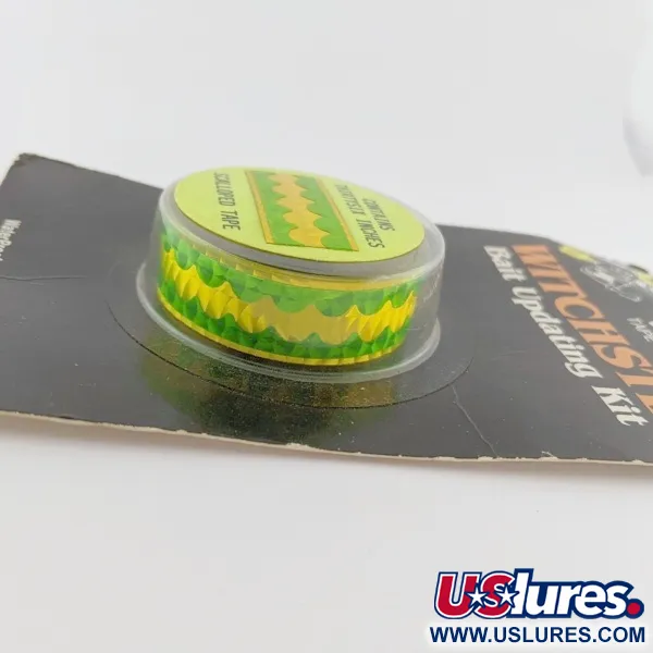  Witchcraft Witchstix Bait Scalloped tape ,  yellow/green hologram fishing #24257