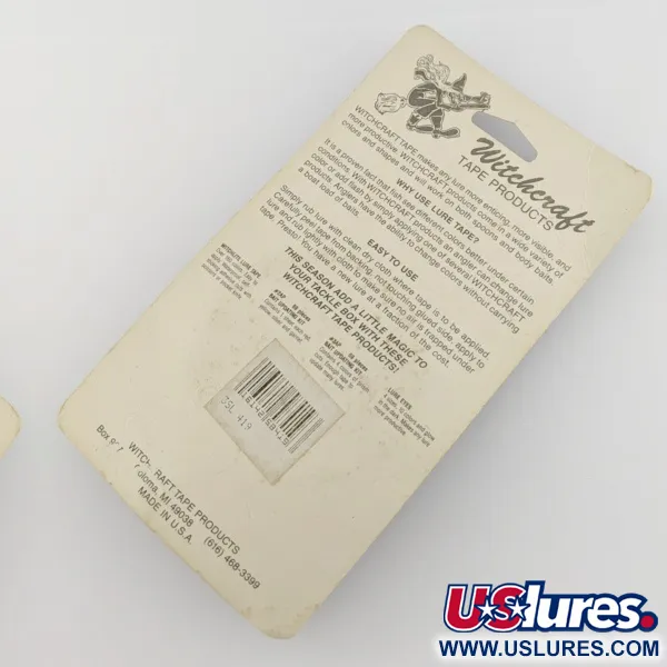   Witchcraft Witchstix Bait Scalloped tape ,  yellow/green hologram fishing #24257