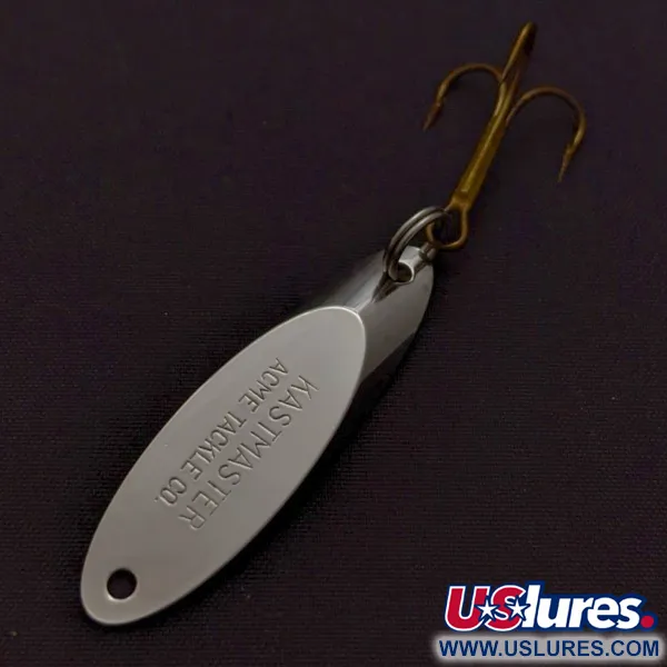 Vintage  Acme Kastmaster, 1/4oz nickel fishing spoon #24263