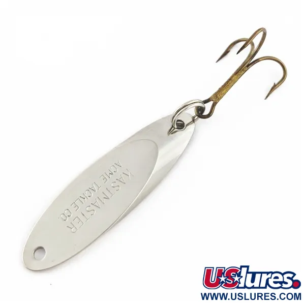 Vintage  Acme Kastmaster, 1/4oz nickel fishing spoon #24263