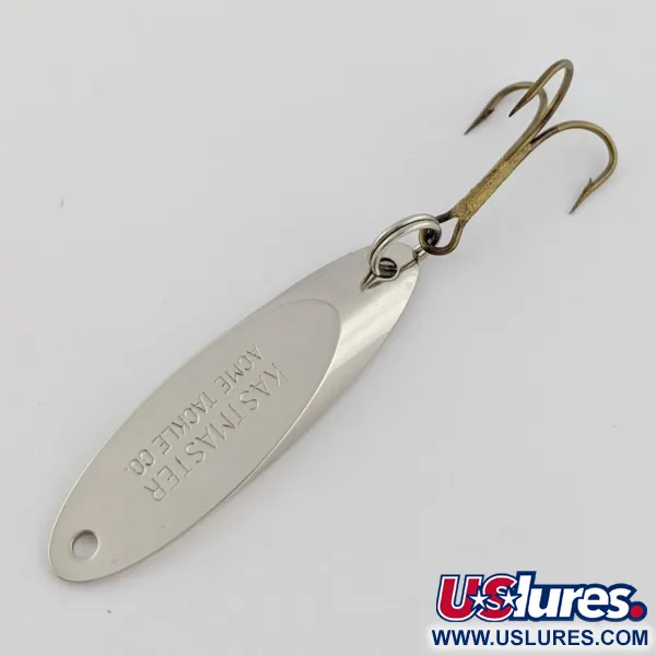 Vintage  Acme Kastmaster, 1/4oz nickel fishing spoon #24263