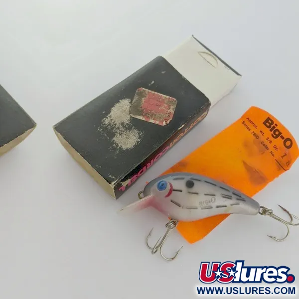 Vintage   Cotton Cordell Big O, 1/2oz Blue eyes Bar Fish fishing lure #24266