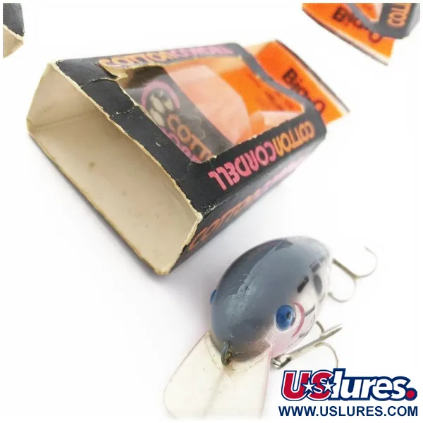 Vintage   Cotton Cordell Big O, 1/2oz Blue eyes Bar Fish fishing lure #24266