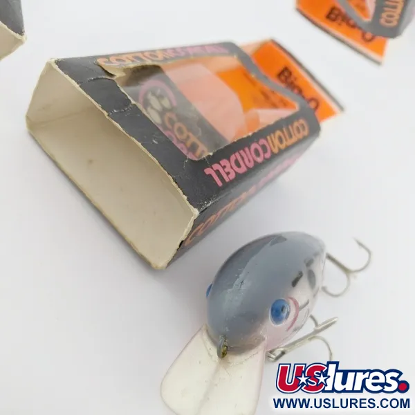 Vintage   Cotton Cordell Big O, 1/2oz Blue eyes Bar Fish fishing lure #24266