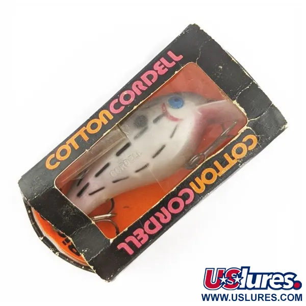 Vintage   Cotton Cordell Big O, 1/2oz Blue eyes Bar Fish fishing lure #24266
