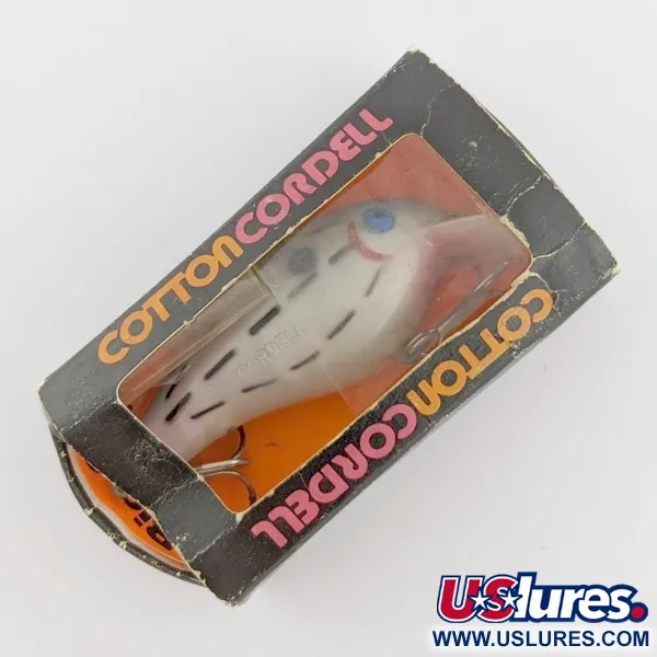 Vintage   Cotton Cordell Big O, 1/2oz Blue eyes Bar Fish fishing lure #24266