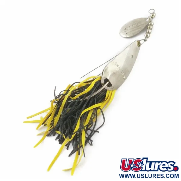 Vintage   Strike King Timber Spin, 1/2oz  Nickel fishing spoon #24274