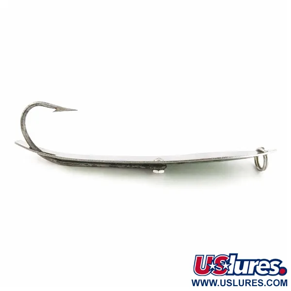 Vintage  Pro King Weedless King Spoon, 1 1/4oz Nickel / Hologram fishing spoon #24280