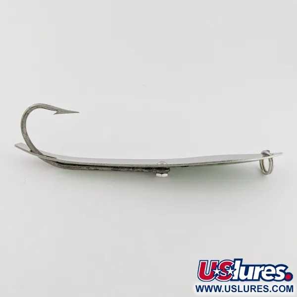 Vintage  Pro King Weedless King Spoon, 1 1/4oz Nickel / Hologram fishing spoon #24280