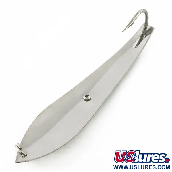 Vintage  Pro King Weedless King Spoon, 1 1/4oz Nickel / Hologram fishing spoon #24280