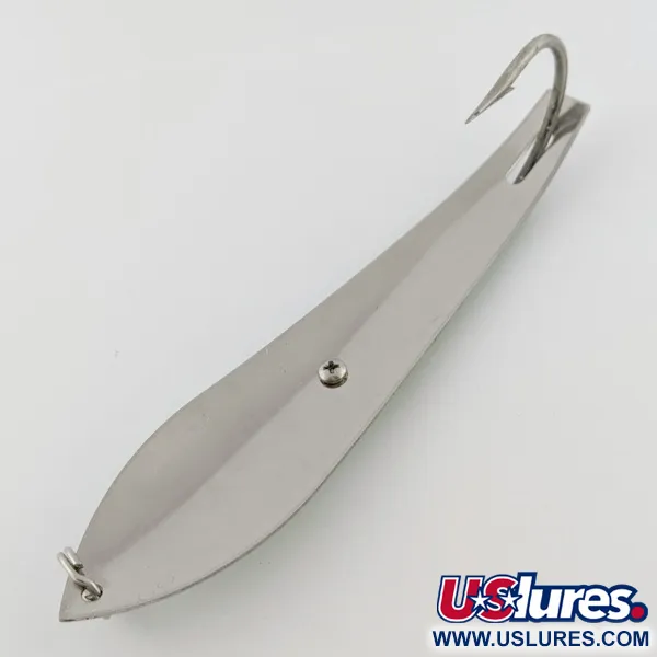 Vintage  Pro King Weedless King Spoon, 1 1/4oz Nickel / Hologram fishing spoon #24280
