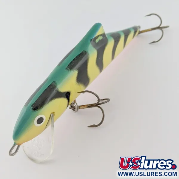 Vintage   Salmo Skinner 15, 1 3/4oz  Fire Tiger fishing lure #24282