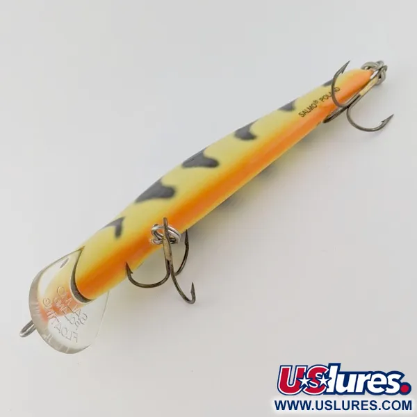 Vintage   Salmo Skinner 15, 1 3/4oz  Fire Tiger fishing lure #24282